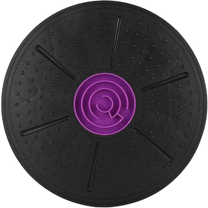Wobble Balance Board Fitness Body Balance Board Non-Slip Round Wobble Board with Maze Yoga Pilates Workout Wobble Board for Core Strength, Rehabilitation, Stability and Coordination, 14.2inch