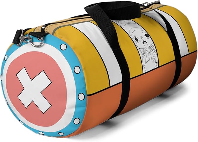 Anime Gym Bag for Women Men - Large Capacity Waterproof Workout Fitness Travel Sports Bags Fashion Street Camping ExpandaCLe Carry On Duffle Bag For Couple (Chopper) PTY