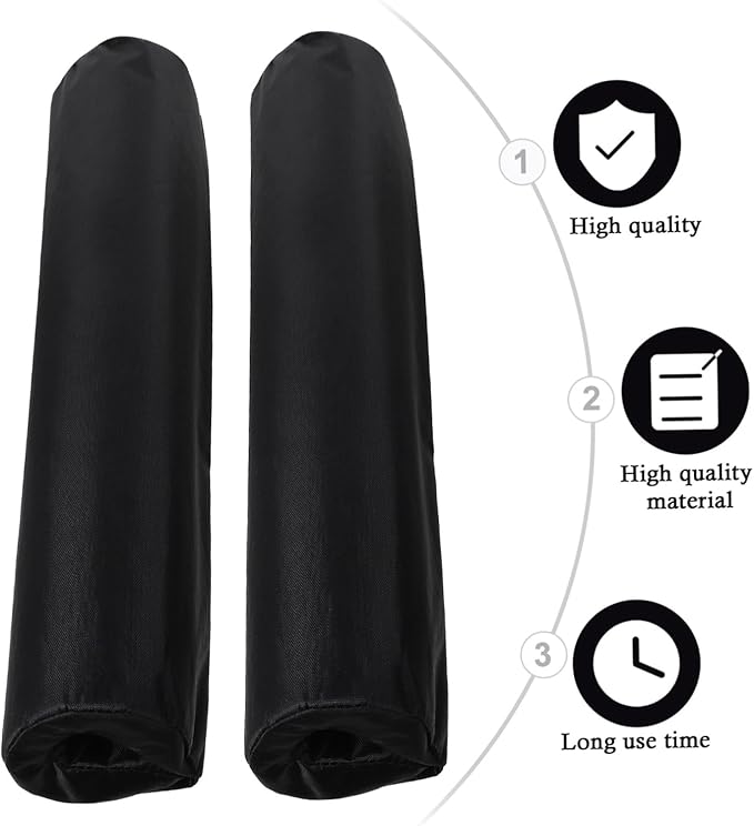 Toyvian 2Pcs Barbell Shoulder Protective Pads Thick Weight Lifting Cover for Squats Lunges Hip Thrusts High Grip Support for Neck Shoulder Comfort