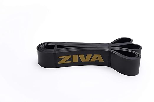 Ziva PRO Portable Resistance Band - Pull Up Assistance Exercise Bands for Home Fitness, Stretching, Strength Training, Physical Therapy – Extra Heavy Resistance, 41" L, 44-66 lbs. Tension