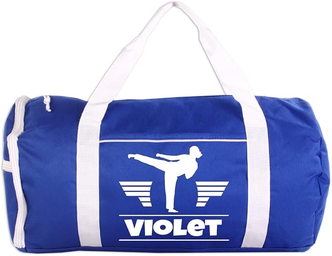 Personalized Sport/Gym Roll Duffel Bag - Martial Arts Female
