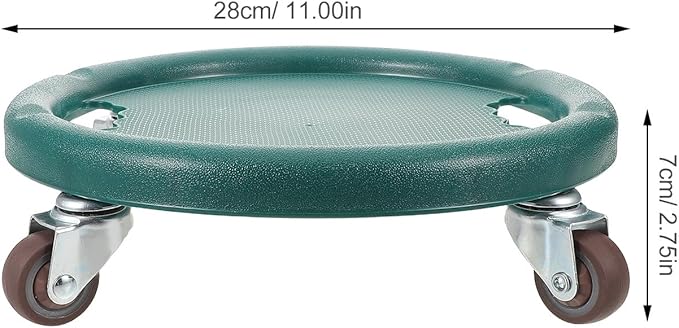 BESTonZON Abdominal Roller Wheel with Four-wheel Design, Multifunctional Silent Core Workout Equipment, Green Exercise Sliders Disc for Home Gym Abdominal Exercise and Strength Training