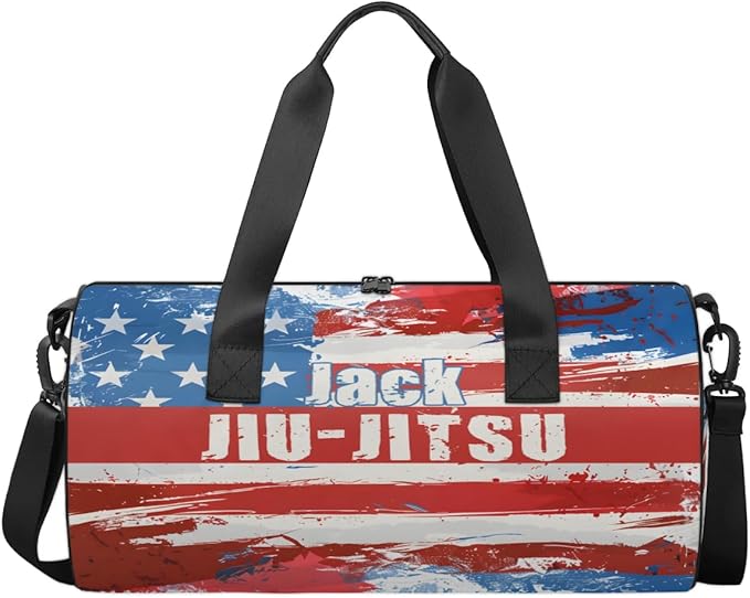 Personalized-Martial-Arts-Gear-Bag for Karate Teakwondo, Custom Jiujitsu Bag for Boys, Karate Teakwondo Bag for Gear Waterproof Lightweight Large USA