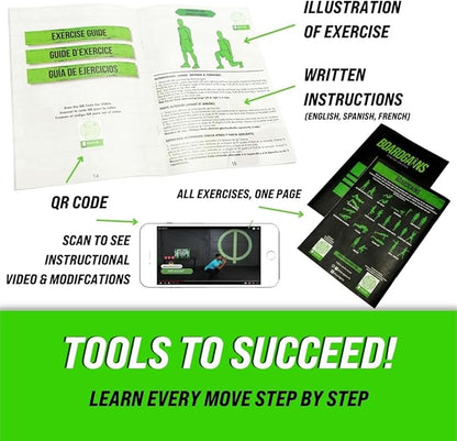 BoardGains Starter Edition – The Ultimate Fitness Board Game for Home Workouts, Group Fitness, & PE. Your Bootcamp in a Box!