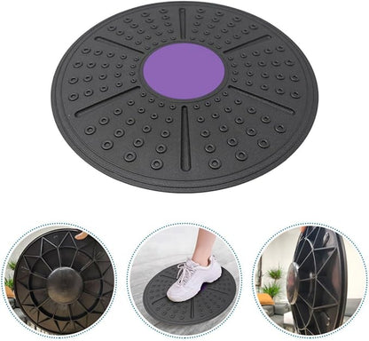Equilibrium Sense Balance Board with Raised Massage Points Non-slip Stability Trainer Core Workout Fitness Accessory for Home Gym and Physical Therapy