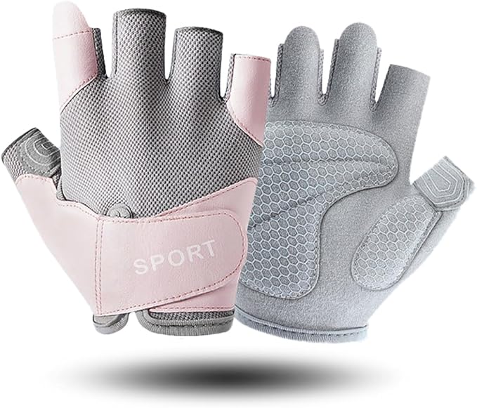 FGSS Workout Gloves for Women Exercise Gloves for Weight Lifting Fitness Cycling Gym Training with Grip Cushion Pads