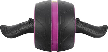 Ab Roller Wheel with Automatic Rebound, Purple Abdominal Trainer Roller for Core Strength, Home Fitness Equipment for Men and Women Exercise and Belly Fat Reduction