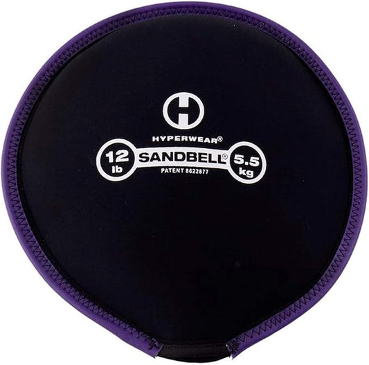 Hyperwear SandBell® Soft Sandbag Weight – Pre-Filled (12 lb – Violet)