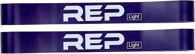 REP Fitness Short Resistance Bands for Strength and Conditioning. Multiple Resistance Levels Available from 5-230lbs. Sold as a Pair. 12" Length.