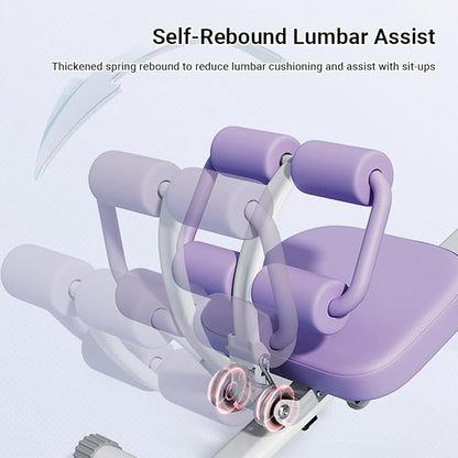 Ab Workout Equipment,6 in 1 Workout Equipment,Home Gym Equipment,Fitness equipment, Foldable, Knee Protection, Pulling the rope,WorkoutFor Stomach Workout,For Women/Men(350LB)