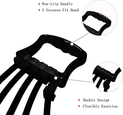 OVERNEWS Chest Expander, Exercise Resistance Trainer, Spring Workout Equipment Trainer for Gym, Home