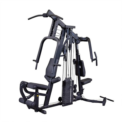 Body-Solid (EXM2500B/310) Multi-Station Home Gym Machine, Arm & Leg Strength Training Functional Exercise Workout Station, 310lbs. Black Weight Stack Without Leg Press