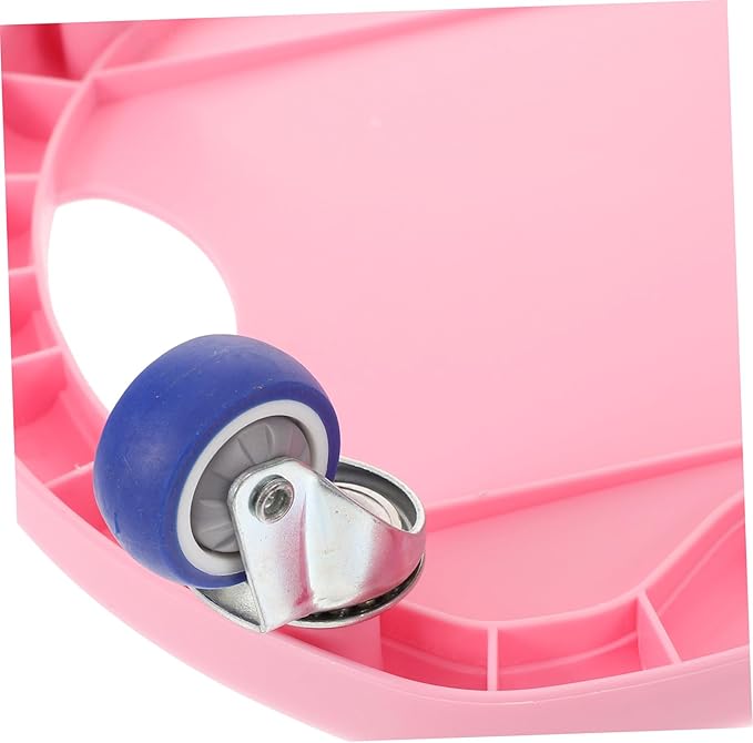 Portable Abdominal Fitness Disc with Comfortable Grip Silent Workout Sliders Disc for Core Strength Full Body Toning and Home Exercise Pink Silent Version