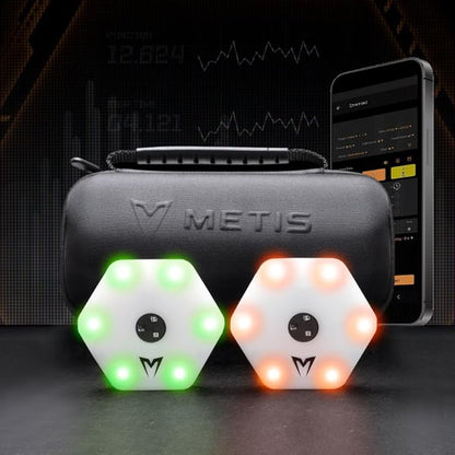 METIS Reaction Training Lights | Speed & Agility Training Tool with App Integration – LED Reaction System for Athletes, Fitness, Sports & Rehab