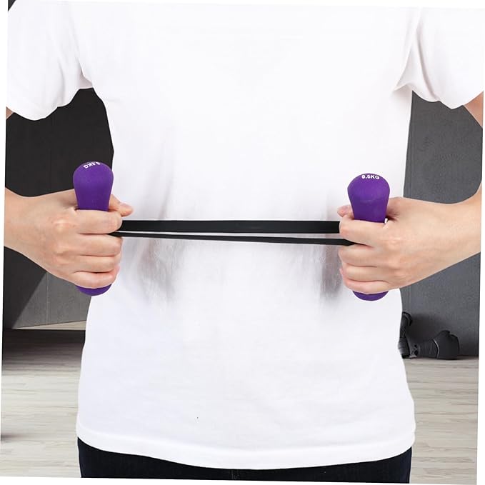 BESPORTBLE 8 Pcs Resistance Bands for Exercise and Muscle Stretching Portable Workout Bands for Home Office and Travel Fitness Durable and Lightweight Resistance Loops for Men and Women