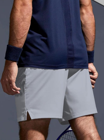 Aolesy Men's 2 in 1 Running Shorts 5" Workout Gym Athletic Shorts for Men Quick Dry Lightweight Training Shorts with Pockets