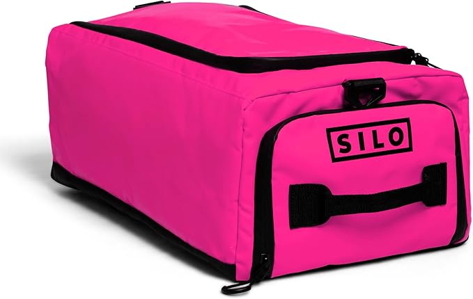 SILO Crew Drop One 26L Ultramarathon Bag - Organize Gear Efficiently for Training Racing Work, Travel - Optimized Storage: Pockets/Compartments for Easy Access Athletes Marathon Fitness Bright Pink