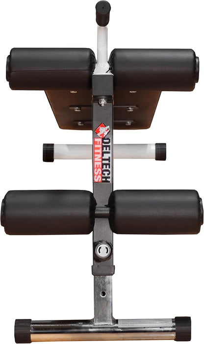 DF6000 Abdominal Crunch Bench – 400 LBS Capacity –Adjustable Sit up Bench – Ab Training Station for Home Gym by Deltech Fitness