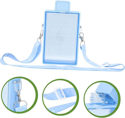Portable Gym Water Bottle Durable Sipping Bottle for Sports Convenient Design with Crossbody Strap for Fitness and Outdoor Activities Stylish Ice