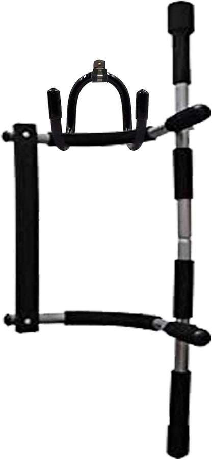 Chin up Bar Storage Pull up Bar Rack Exercise Strength Fitness Bar Holder Workout Equipment Shelf - Solid Quality Wall Mountable for Your Fitness Class or Home Gym, Metal, Adjustable Size, Up to 20Lbs