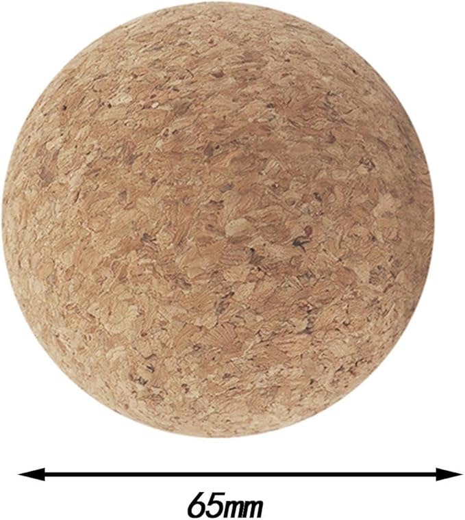 3X Cork Massage Ball Set for Effective Muscle Recovery