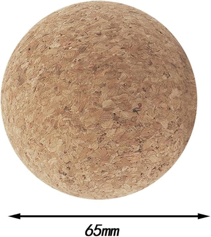 3X Cork Massage Ball Set for Effective Muscle Recovery