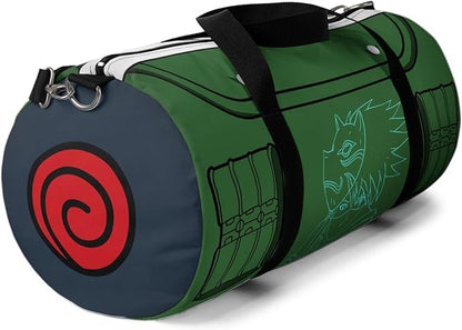 Anime Gym Bag for Women Men - Large Capacity Waterproof Workout Fitness Travel Sports Bags Fashion Street Camping ExpandaCLe Carry On Duffle Bag For Couple (Green Kashi) PTY