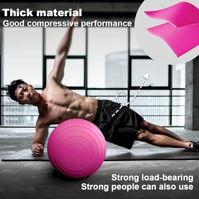 Anti-Burst Peanut Ball,Kids Active Wiggle Seat,for Labor, Therapy, Kids with ADHD – Eco-Friendly Birth Ball for Pregnancy, Physical Therapy & Exercise– with Pump