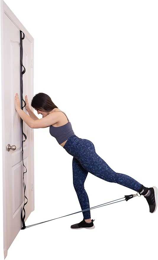 Lumia Wellness Anchor Strap for Resistance Band Exercises, Heavy Duty Door Gym Band,Full Body Multi-Point Home Gym, Portable Workout Equipment, Easy to Instal, No Hardware Necessary