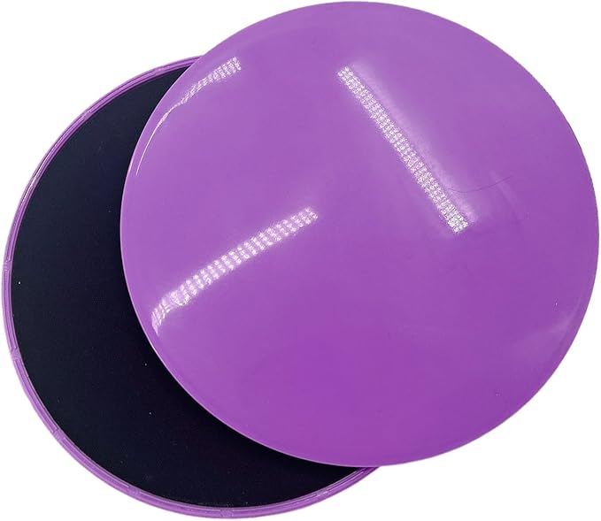 Fitness Sliders: Two-Side Sliding Discs for Home Gym and Core Workouts with Anti-Slip PP EVA Construction | Durable and Yoga Sliders