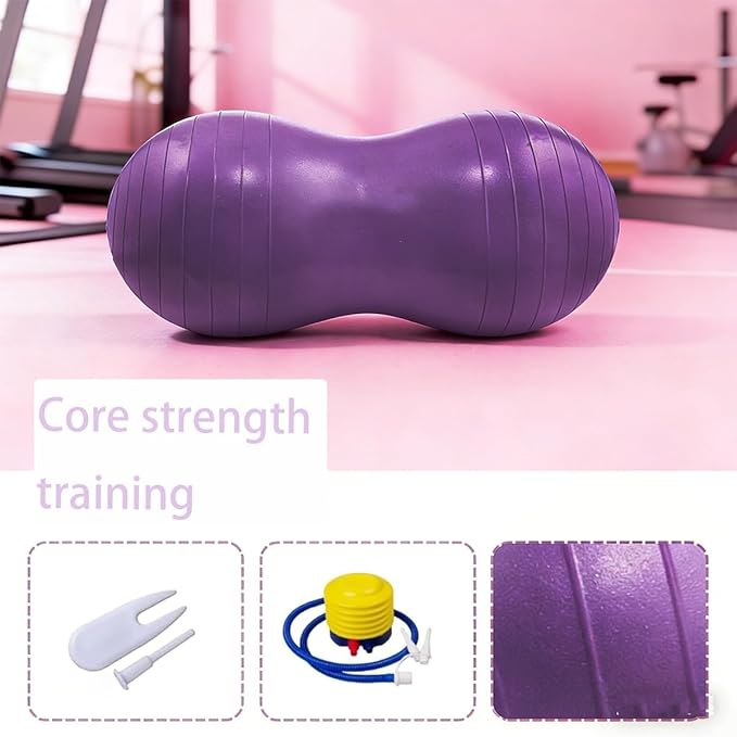 Peanut Ball, Exercise Balls, Pregnancy Ball for Birthing Yoga Ball for Pregnancy, Birthing Ball, Ideal for Labor & Core Strength Training