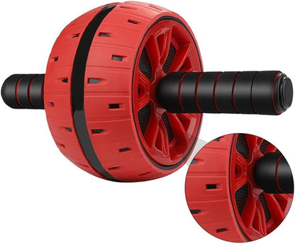 Advanced Ab Roller Wheel with Wide Stable Wheel for Multi-angle Abdominal Muscle Training Large Design Exercise Roller for Home and Gym Fitness Includes Knee Mat for Core Strength