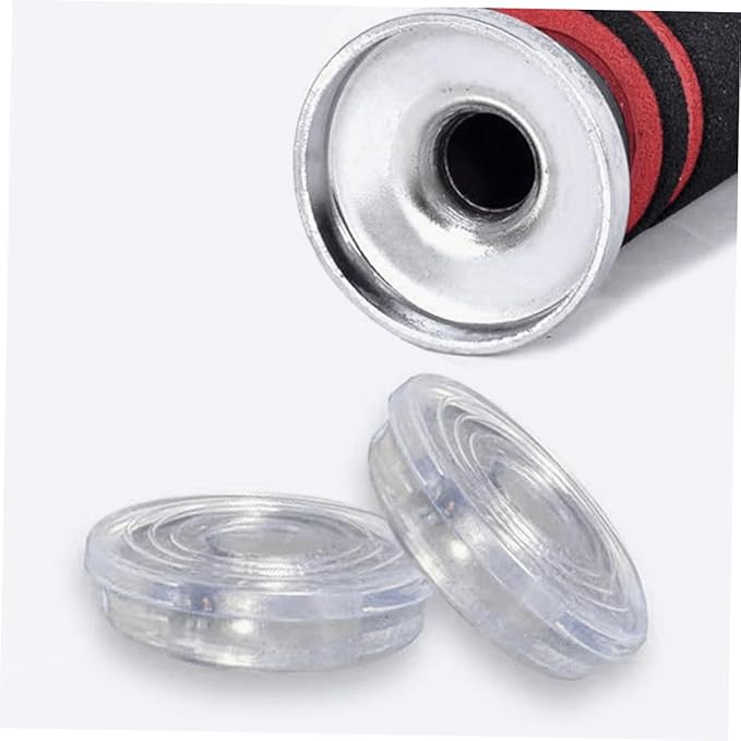 2 Pairs Transparent Doorway Pull Up Bar End Pads Non Slip Rubber Protectors for Home Gym Easy Install Exercise Equipment Efficient Indoor Strength Training