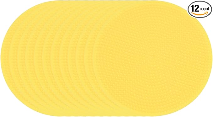 PATIKIL Spot Markers, Non-Slip Floor Dots Agility Markers Flat Field Cones Poly Dots