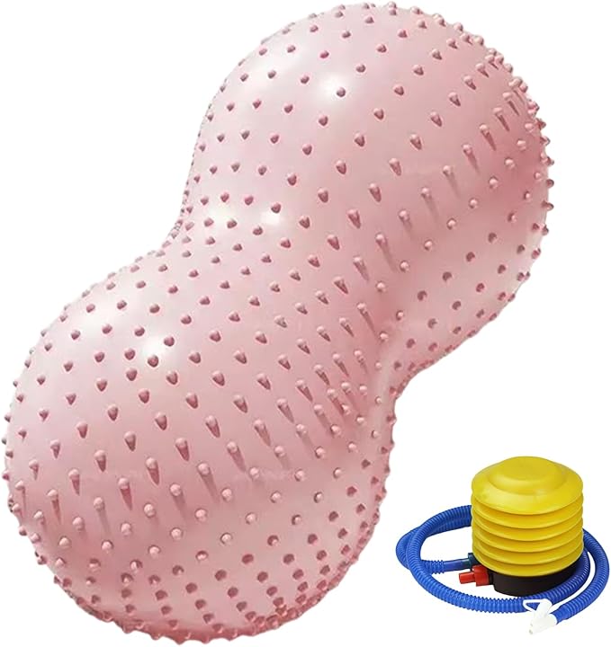 Exercise Ball | Groundnut Shape Balance Tool | with Air Pump Workout Balls for Exercise,for Workout Home Pregnancy Physical Women Fitness Kids Office