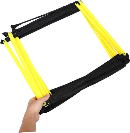 Portable Foldable Agility Ladder for Soccer and Football Training Lightweight Sports Ladder for Speed Footwork and Coordination Drills Versatile Multi-Sport Exercise Equipment for
