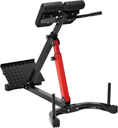 VEVOR Multi-Functional Weight Bench for Full Body Workout, Roman Chair Hyperextension Bench, Adjustable & Foldable Equipment for Back Arm Core Ab Workout, Sit Up Exercise Machine for Home Gym