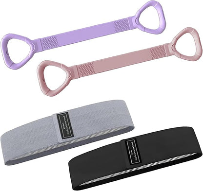Full Body Resistance Bands Set for Women & Men, Professional Upper & Lower Body Workout Bands for Arms, Legs, Glutes, Yoga, Strength Training, Home Gym Fitness Equipment