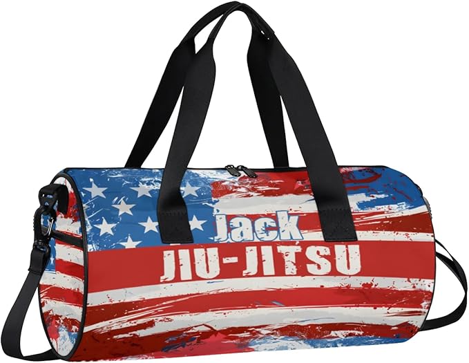 Personalized-Martial-Arts-Gear-Bag for Karate Teakwondo, Custom Jiujitsu Bag for Boys, Karate Teakwondo Bag for Gear Waterproof Lightweight Large USA
