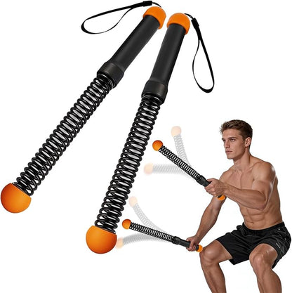 Ropeless Battle Ropes, Weights Cordless Battle Ropes for Home Gym with Workout Gloves, Weighted Exercise Equipment for Low-Impact Workout, Strength & HIIT, for Men & Women (Black)