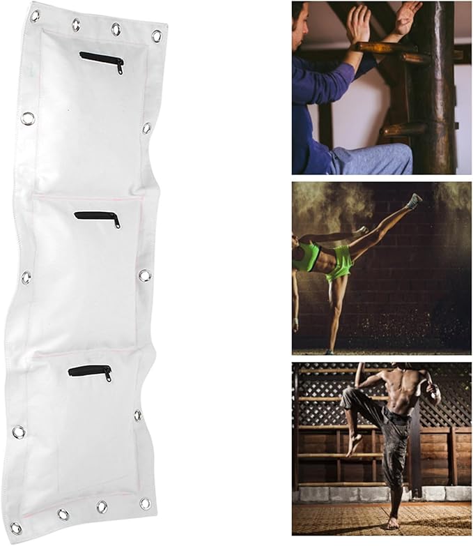 Punch Bag, Boxing Sand Bag, Wing Chun Wall Canvas Punch Empty Sand Bags Target with Zipper for Boxing Muay Thai