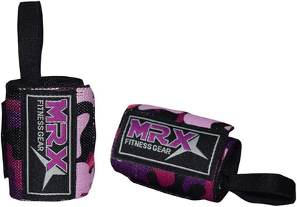 MRX Weight Lifting Wrist Wraps for Wrist Support Lifting Straps Gym Bodybuilding Training Workout for Men and Women