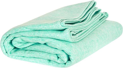Dock & Bay Beach Towel - Quick Dry, Sand Free - Compact, Lightweight - 100% Recycled - Includes Bag - Essential - Rainforest Green, Large (160x90cm, 63x35)