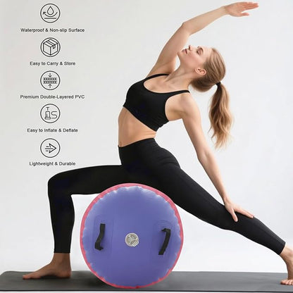 Air Roller Gymnastics Barrel Inflatable Tumbling Roller Air Mat with Electric Pump for Backhandspring Training Yoga Cheerleading Home Use Gym