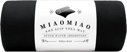 MIAOMIAO Non-Slip Hot Yoga Towel Set,Super Absorbent Microfiber in, 24.5" x 72" - Anti-Slip, Injury Free Design for Pilates, Yoga Mats, Exercise, and Fitness Gear