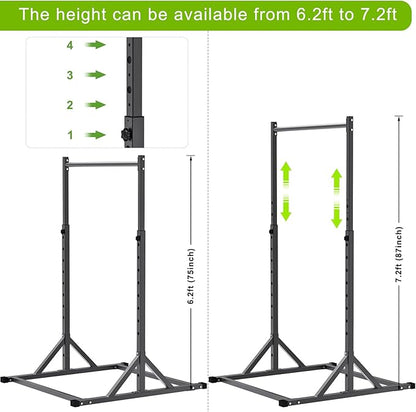 SELEWARE Power Cage Accessories, Dip Handles, Pull‑Up Stations, and Multi‑Grip Training Attachments