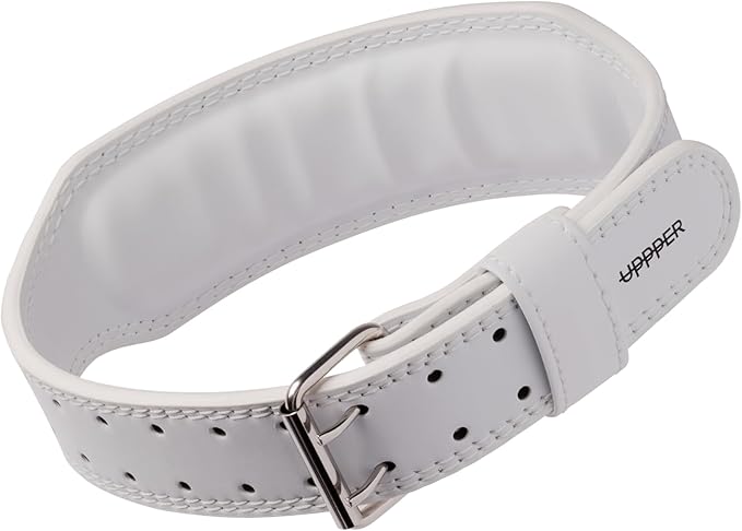 UPPPER Weight Lifting Belt - Double Prong 4” to 2.5” Tapered Premium Lifting Belt for Men and Women - Ultimate Back Support For Weightlifting and Powerlifting | Premium Fitness Gear
