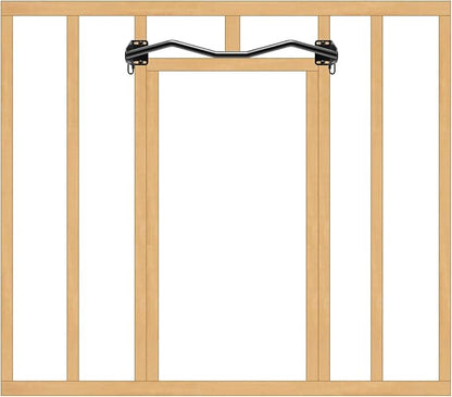 Kipika Heavy Duty Wall Mounted Doorway Pull Up Bar, Multifunctional Chin Up Bar, Portable Fitness Door Bar, Body Workout Home Gym System