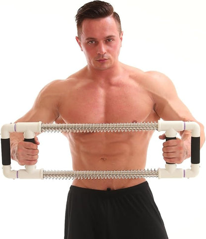 GoFitness Push Down Bar Machine - Chest Expander at Home Workout Equipment for Chest, Arm, Shoulder, Abs and Back - Portable Upper Body Trainer for Home, Travel or Outdoors