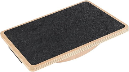 Wooden Wobble Balance Board Balance Stability Trainer Versatile Balancing Board Core Training for Fitness Office Home Gym